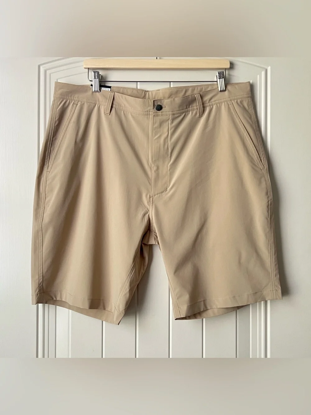 FootJoy Lightweight Golf Shorts NWT Men’s 38 Khaki 9” Inseam Performance Stretch - Picture 4 of 15